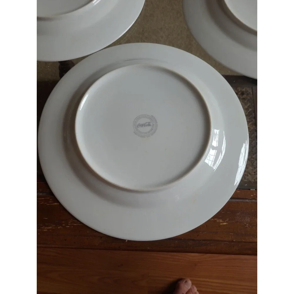 Coke-Cola Set of 6 Plates 10.5